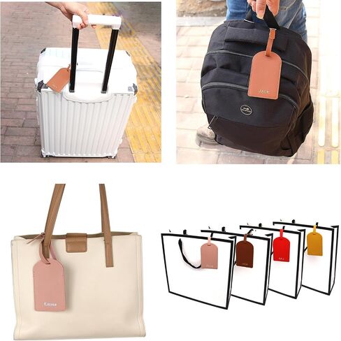 Luggage Tag ID Label Tags Travel Essentials Name Tags for Suitcases and Bags（12colors） in Kuwait