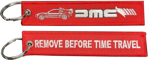 عملات Leo Challenge BL5-008 DMC DELOREAN REMOPER قبل زمن السفر في سلسلة مفاتيح السفر أو علامة الأمتعة أو سستة التراجع إلى المستقبل in Kuwait