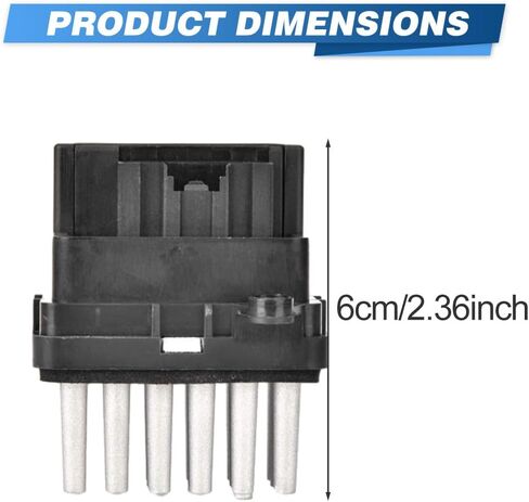 HVAC Heater Fan Blower Motor Resistor Compatible with Ford Fiesta VI 1.25 2008 Onwards, HVAC Control Module Compatible with Ford Fiesta VI 1.4 TDCi 2009 Onwards, 1433503, 1847910, 1pc 4pins in Saudi Arabia
