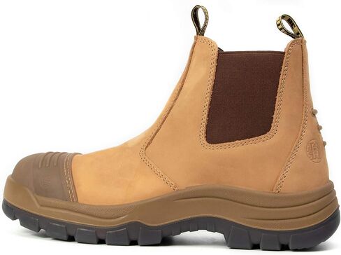 CONRAD Men's Chelsea Slip-On Work Boots - Soft Toe, Composite Toe, Waterproof, Slip Resistant, Safety Shoes in Kuwait