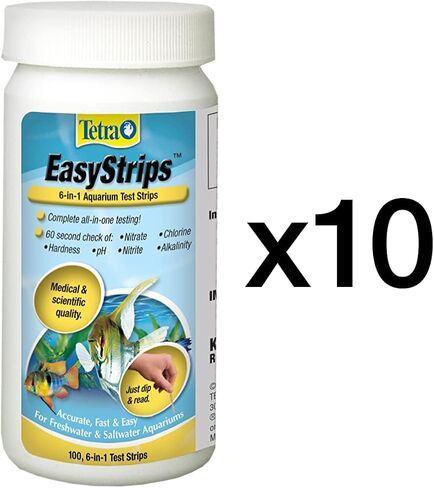 Tetra EasyStrips 6-in-1 Aquarium Test Strips, 400 Pack in Kuwait