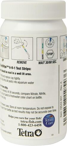 Tetra EasyStrips 6-in-1 Aquarium Test Strips, 400 Pack in Kuwait