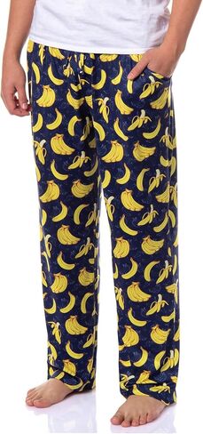 intimo pjammy رجال الموز الذين يقذفون بنطال بيجاما طباعة للنوم للبالغين in Saudi Arabia