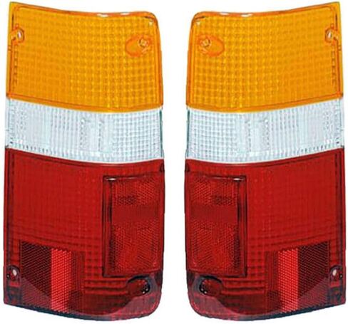 for Toyota for Pickup 1989-1995 Taillight Taillamp Rear Brake Lamp Lens Set Pair Plastic Base,Dlx,Rn02,Sr5-Trim Smooth Tail Lights-Type in Saudi Arabia