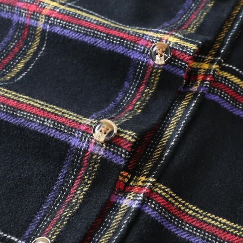 Dubinik® 13oz Ultra Heavyweight Flannel Shirt for Men Long Sleeve Casual Button Down Soft Cotton Plaid Warm Shirts in Kuwait