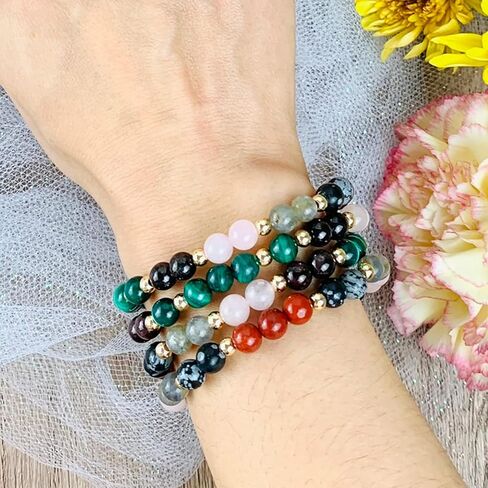 سوار Scorpio Zodiac Crystal Bededed ، هدية Scorpio ، سوار Birthstone November ، هدايا مجوهرات Zodiac Scorpio بالنسبة لها ، الملوقية ، العقيق الأحمر ، الكوارتز الوردي ، Red Jasper ، Snowflake Obsidian ، Labradorite in Saudi Arabia