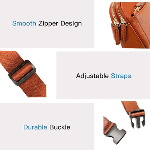 LA TERRE Belt Bag for Women Mini Everywhere Fanny Pack Cross Body Waist Bag with Adjustable Strap in Kuwait