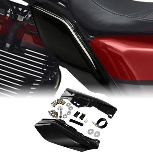 XMT-MOTO ABS Mid-Frame Air Deflector Heat Shield Fit for 2023-2025 Harley CVO Road Glide FLTRXSE,CVO Street Glide FLHXSE,Gloss Black in Saudi Arabia
