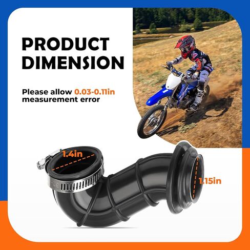 Intake Boot Air Box To Carburetor for Yamaha TTR110E 2008-2009 2011-2024 5B6-14453-00-00 in Saudi Arabia