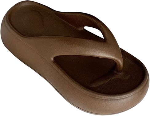 منصة Harssidanzar Womens Flip Flip Eva ، 6 سم كعب سميك حيد الصنادل Thong Thong للارتداء اليومي والشاطئ HL228US in Saudi Arabia
