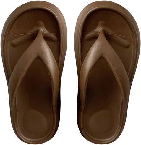منصة Harssidanzar Womens Flip Flip Eva ، 6 سم كعب سميك حيد الصنادل Thong Thong للارتداء اليومي والشاطئ HL228US in Saudi Arabia