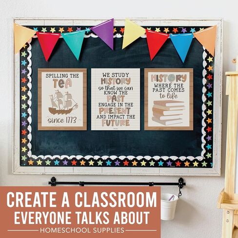 6 Boho US History Classroom Decor - US History Posters, Social Studies Classroom Decorations, History Teacher Supplies, Social Studies Posters, World History Posters For Classroom High School in Saudi Arabia