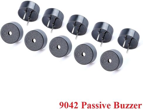 10pcs 9042 Buzzer السلبي المتكامل 16 أوم 16Ω AC 3V 3.3V 9 * 4.2mm 9x4.2mm Mini Piezo Speaker in Saudi Arabia
