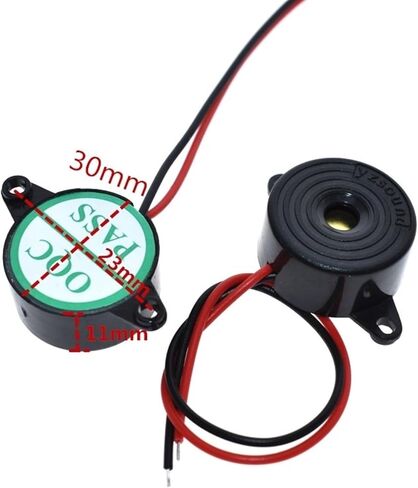 95DB Alarm High-Decibel DC 3-24V 12V Electronic Buzzer Beep Alarm Intermittent Continuous Beep(Continuous sound-01) in Saudi Arabia