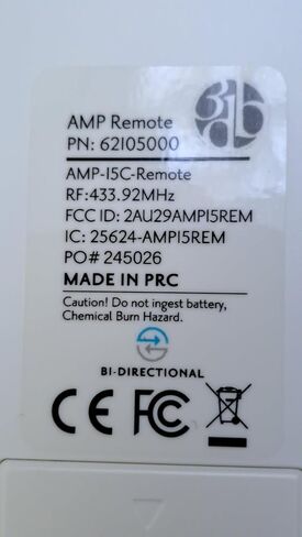 Remote Control for Window Blinds and Shades. AMP, 3DayBlinds, Smith & Noble, Turnils (3DayBlind AMP, White) in Saudi Arabia