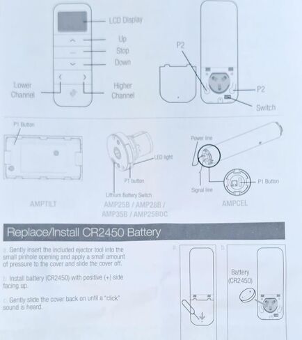 Remote Control for Window Blinds and Shades. AMP, 3DayBlinds, Smith & Noble, Turnils (3DayBlind AMP, White) in Saudi Arabia