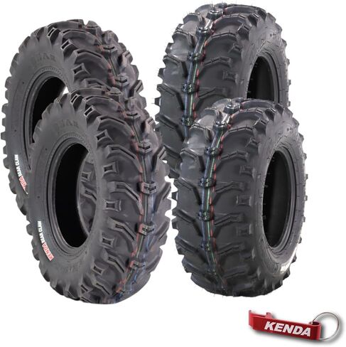 Kenda Bearclaw K299-23x8-11 Front & 24x9-11 الإطارات الخلفية لجميع التضاريس (ATV) ، UTV ، وجانبها جنبًا in Kuwait
