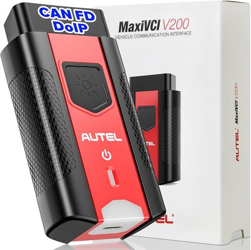 Autel Maxivci V200 VCI200 OBD2 Adapter Connector ، 2025 VCI 200 Car Wireless Interface ، العمل مع الماسح الضوئي التلقائي MAXISYS MS906PRO MS906 PRO-TS KM100 BT608 BT609 ITS600 MK906 PRO MK906 in Kuwait