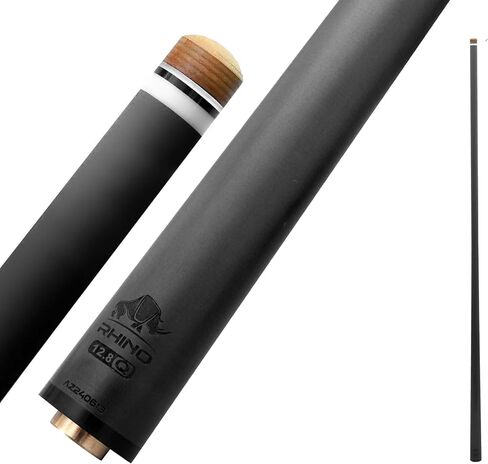 RHINO - 30" / Q-loc Carbon Pool Cue Single Shaft, Tip 12.2mm. Low Deflection Technology, Ultra-Smooth, Easy to Control, pro Taper in Saudi Arabia