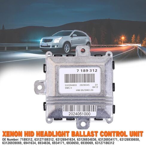 63127189312 وحدة إضاءة وحدة التحكم في محرك الأقراص التكيفي التكيفي متوافقة مع BMW E46 E60 E61 E65 E66 E67 E90 E91 E92 E93 525i 528i 530i 550i 550i in Saudi Arabia