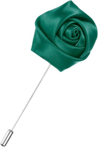 1 حزمة من طية صدر السترة للرجال ، وردة boutonnieres دبوس العريس boutonnieres لحفل الزفاف/الرقص/الحفلات ، ودبابيس طية طية لدعاوى الساتان زهرة [سيلفر رمادي] in Kuwait