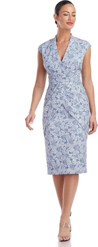 JS Collections Women's Emery Faux Wrap Cocktail Dress in Saudi Arabia