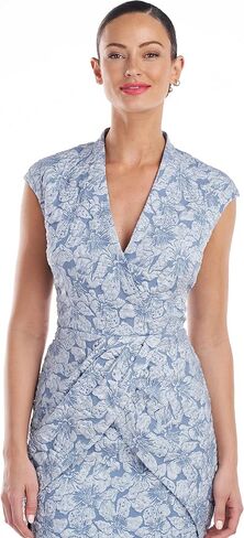 JS Collections Women's Emery Faux Wrap Cocktail Dress in Saudi Arabia
