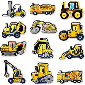 Excavators Black Rights Drink Juice Shoe Charms, Cute Croc Charms Pack for Shoe Decoration in Kuwait