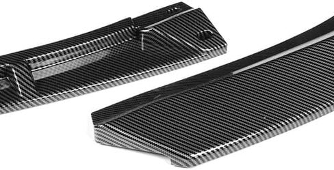 3 Pieces STP-Style Front Bumper Lip Spoiler Splitter Side Body Kit Trim Protection Compatible with 2006-2008 Lexus IS250 IS350, 2007 (Painted Carbon Style) in Saudi Arabia