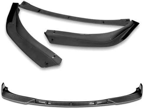 3 Pieces STP-Style Front Bumper Lip Spoiler Splitter Side Body Kit Trim Protection Compatible with 2006-2008 Lexus IS250 IS350, 2007 (Painted Carbon Style) in Saudi Arabia
