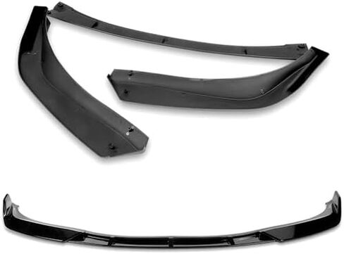 3 Pieces STP-Style Front Bumper Lip Spoiler Splitter Side Body Kit Trim Protection Compatible with 2006-2008 Lexus IS250 IS350, 2007 (Painted Carbon Style) in Saudi Arabia