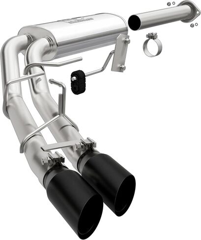 Magnaflow Performance Ored System 19497: Cat-Back ، Street Series ، لعام 2015-2020 Ford F-150 ، نفس الجانب المزدوج قبل نمط خروج الإطارات الخلفي للركاب in Saudi Arabia