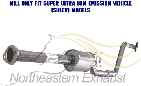 العادم الشمالي الشرقي | طقم نظام العادم من الفولاذ المقاوم للصدأ من الفولاذ المقاوم للصدأ متوافق مع Hyundai Elantra 2011-2016 1.8L | وشملت حشيات ومشبك مجاني in Kuwait