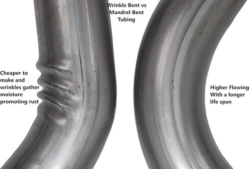 مجموعات عادم الشاحنات 2.5 "مجموعة عادم من الألومنيوم مع عدم وجود كاتم الصوت يناسب Wrangler TJ 97-06 in Kuwait