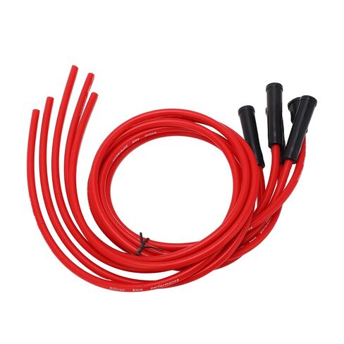 Ignition Wire Set Red High Performance Silicone 1m Car Ignition Wire for 4 Cylinder Automobile 8mm Systems Meter Test o Systems Meter Test of Such Small Door Etc This Can and in Kuwait
