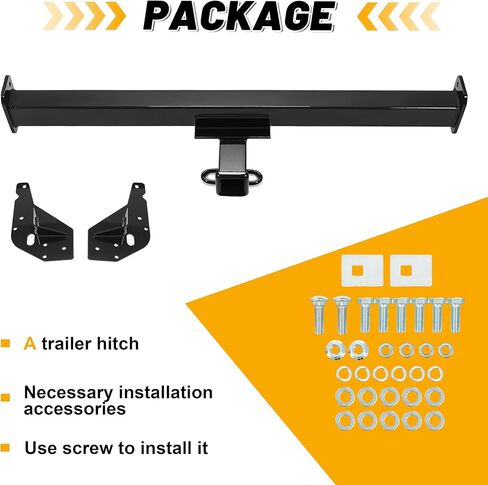 Kojem Class 3 Trailer Hitch Compatible with 1995-2004 Toyota Tacoma 2" Receiver Tow Hitch Powder Coated in Saudi Arabia