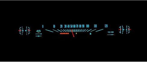 Dakota Digital RTX-66C-CVL-X Retrotech Gauge Instrument System Compatible with 1966-67 Chevy Chevelle/El Camino in Kuwait