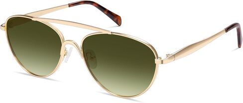 Vanlinker استقطاب Aviator Metal Metal Gey Eye Sunglasses for Women Men Retro Vintage Shades VL9868 in Kuwait