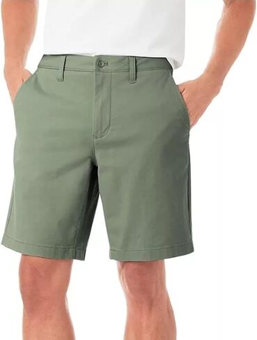 Member's Mark Men's Everyday Flat Front Twill Short (US, Numeric, 38, Regular, Regular, Olive) in Saudi Arabia