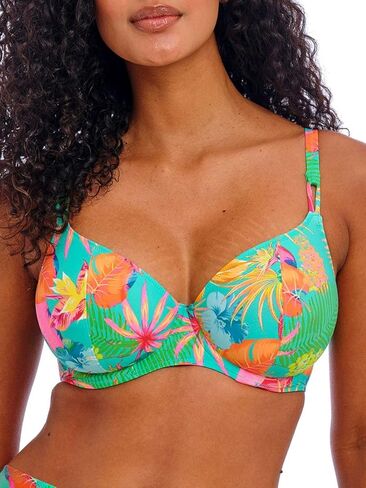 Freya Isla Margarita underwire Plunge Bikini Top (206502) ، 34gg ، Jade in Saudi Arabia