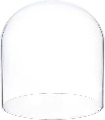 BENECREAT 6x6inch Clear Glass Cover, Cloche Dome Glass Dome Cover, Decorative Display Cover for Plants, Fairy Lights or Table Decor in Kuwait