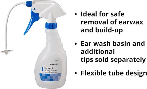 McKesson Ear Wash Spray Bottle, Wax Removal, Disposable Tip, 1 Count, 1 Pack in Saudi Arabia