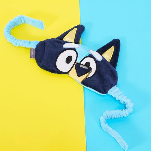Bluey Sleep Mask for Kids - Soft Plush Blindfold Eye Cover for Boys, Girls Bedtime Plus Stickers | Bundle With More in Saudi Arabia