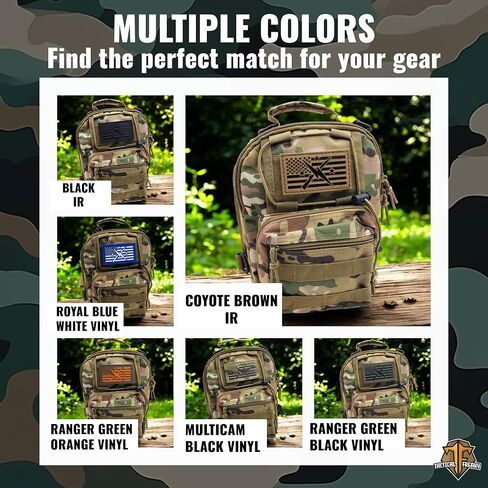 The Minuteman American Flag Morale Tactical Patch [Ranger Green,Lasercut] in Kuwait