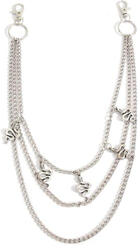Fashionable Wallet Chain Goth Accessories Belt Pants Chain Jean Chains Hip Hop Clothing Accessories for Women Men in Kuwait