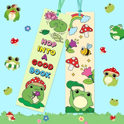 Cat Animal Color Your Own Bookmark - 123Pcs Cats Lover DIY Coloring Bookmark for Kids Blank Paper Book Marker School Art Craft Classroom Reward Party Game Prize Birthday Gift Goodie Bag Filler Supply in Saudi Arabia