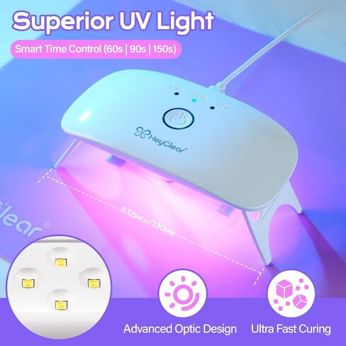 HeyClear 100g UV Resin kit with Molds, Tools for Beginners Jewelry Making in Saudi Arabia