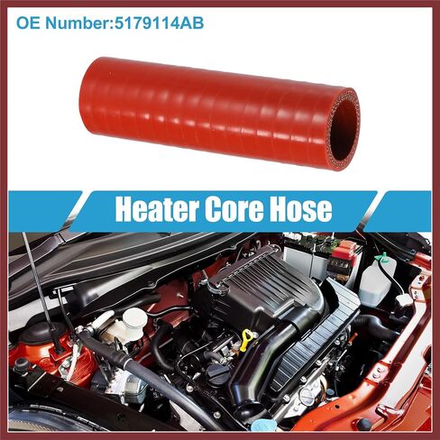 Heater Core خرطوم 5179114AB ل DODGE لـ RAM 2500 5.9L L6-DIESEL 2006-2009 Rubber Red Parts in Saudi Arabia