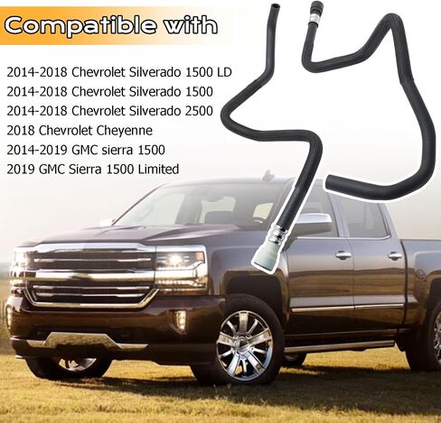 Heater Outlet Hose & Heater Inlet Hose Fit For 2014-2018 Chevrolet Silverado 1500 2500 Silverado 1500 LD Cheyenne GMC Sierra 1500 Sierra 1500 Limited Replace For 23126443 23126442 in Saudi Arabia