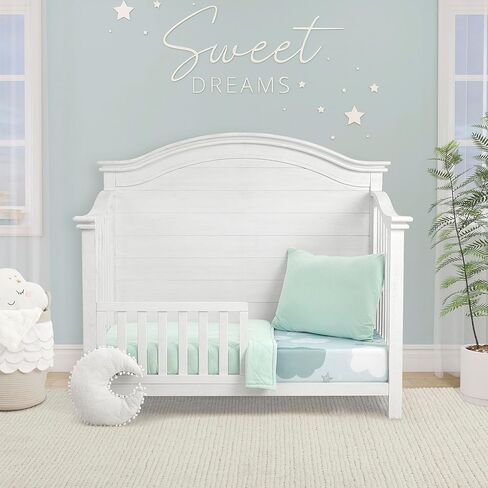 Evolur I Heart You 3 Piece Toddler Bedding Set, Super Soft and Breathable Toddler Bedding, Machine Washable, Includes Fitted Sheet, Comforter and Pillow Case in Kuwait